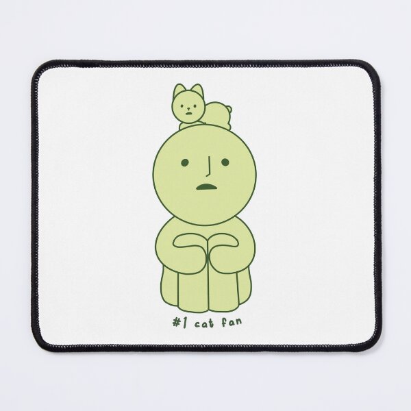 Item preview, #1 cat fan smiski sticker cute designed and sold by simpleactivist.