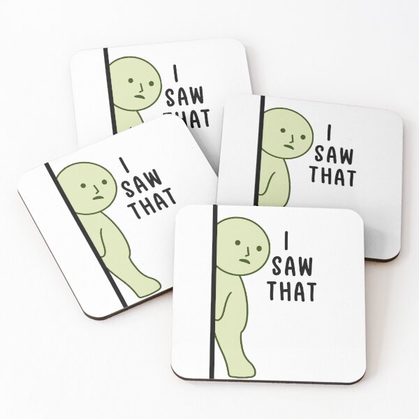 Item preview, smiski "i saw that" meme parody designed and sold by simpleactivist.