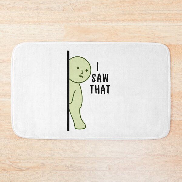 Item preview, smiski "i saw that" meme parody designed and sold by simpleactivist.