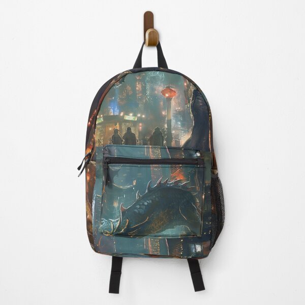 Item preview, Dragon in Cyberpunk Beijing designed and sold by deepglitchart.