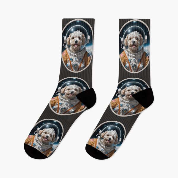 Item preview, Cute Maltipoo Dog Astronaut In Space designed and sold by TheArtOfPat.