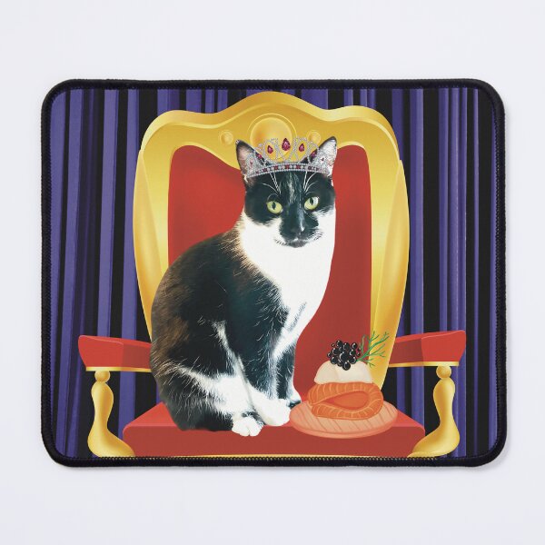Item preview, ‘Cats Rule’ with royal cat for Cat Lovers designed and sold by vwagenet.