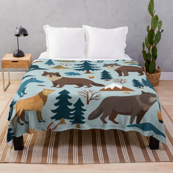 Item preview, Animals in Forest Pattern. designed and sold by SuraSu.
