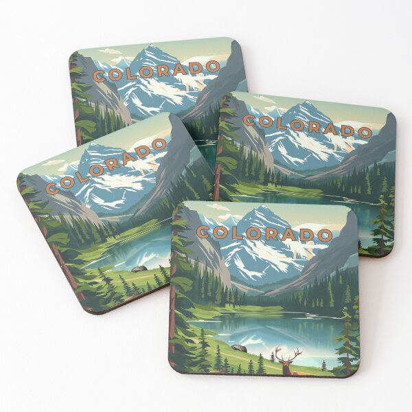 Item preview, Colorado Wilderness Travel Poster designed and sold by YegMark.