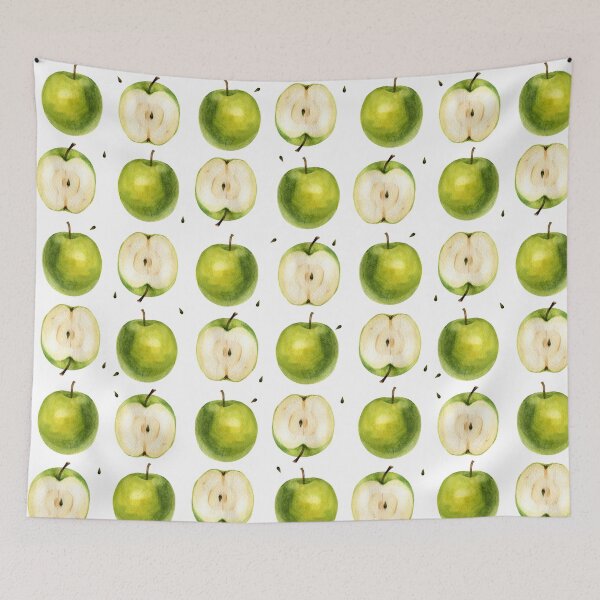 Item preview, Watercolor pattern. Apple. designed and sold by margo-soleil.