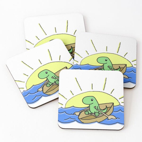 Item preview, Boating Dino designed and sold by Lydia Conder.