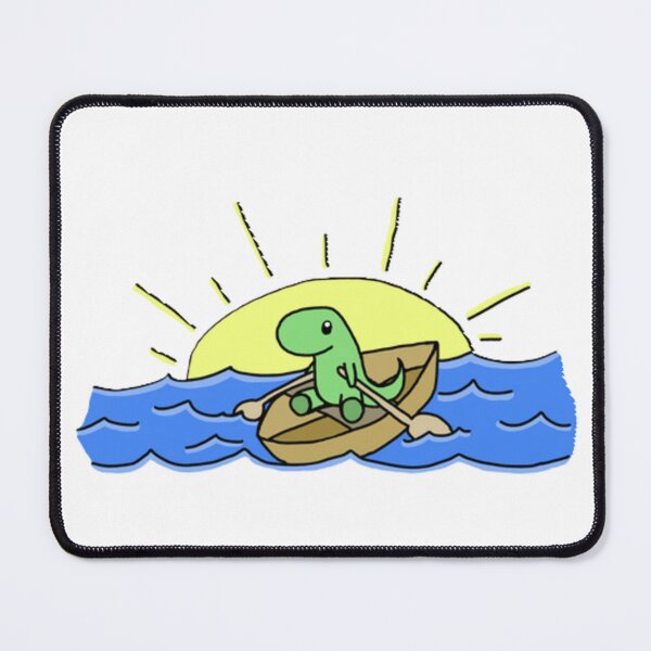 Item preview, Boating Dino designed and sold by Lydia Conder.