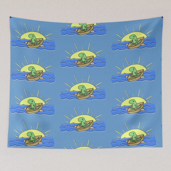 Item preview, Boating Dino designed and sold by Lydia Conder.