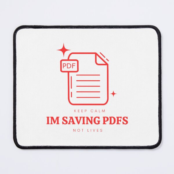 Item preview, Saving PDFS not lives designed and sold by EllesBellesArt.