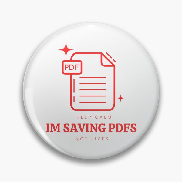 Item preview, Saving PDFS not lives designed and sold by EllesBellesArt.