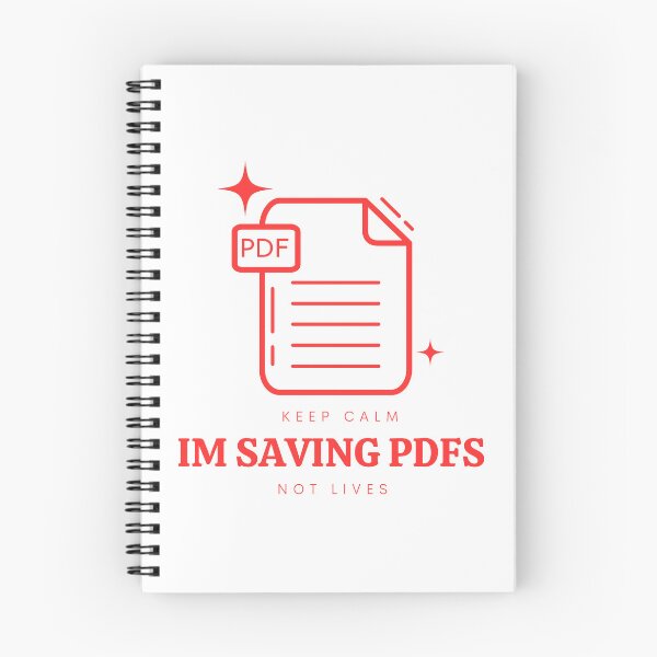 Item preview, Saving PDFS not lives designed and sold by EllesBellesArt.