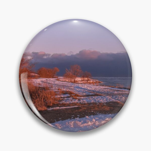 Item preview, Winter Sunset Walkway by a Lake designed and sold by jrtwynam.