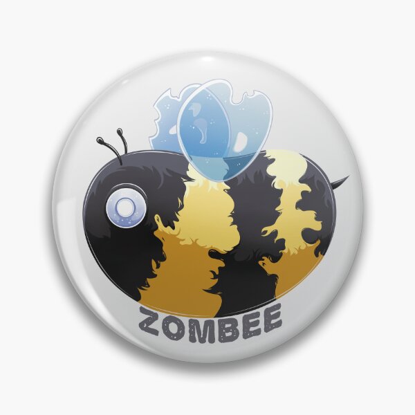 Item preview, Zombee (zombie bee) Pun designed and sold by Angele Gougeon.