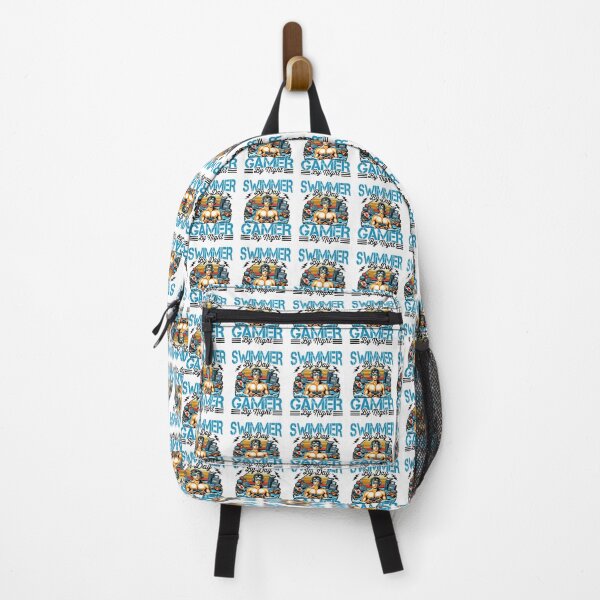 Item preview, Swimmer By Day Gamer By Night Swimming Swim Team Swimmers designed and sold by NovaGenArt.
