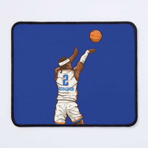 Item preview, Shai Gilgeous-Alexander Fadeaway Cartoon designed and sold by RatTrapTees.
