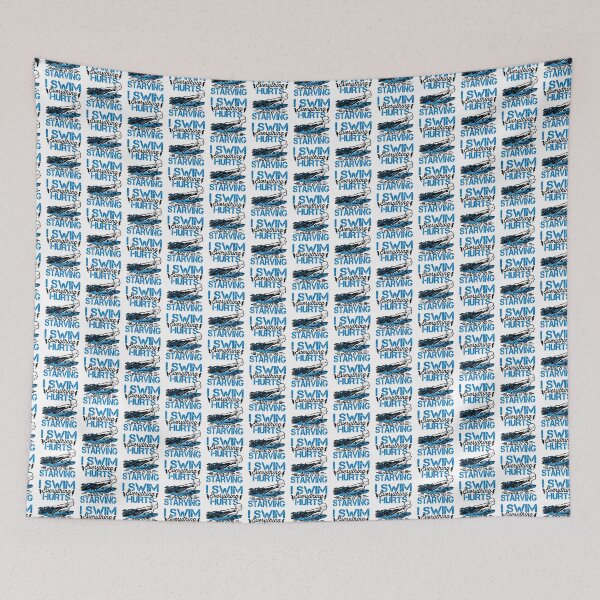 Item preview, I Swim Everything Hurts And I'm Starving Swimmer Swimming designed and sold by NovaGenArt.