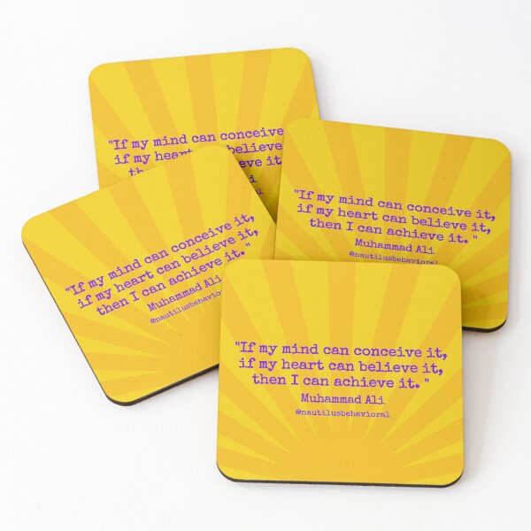 Item preview, I Can Achieve It Muhammad Ali Quote designed and sold by nautilushealth.