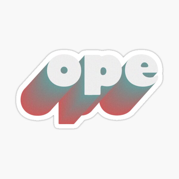 ope Sticker