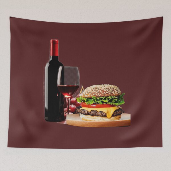 Item preview, ITS OK TO WINE WHEN THE FOOD IS FINE LIKE CHEESEBURGERS designed and sold by THE AMERICAN TEEVANGELIST.