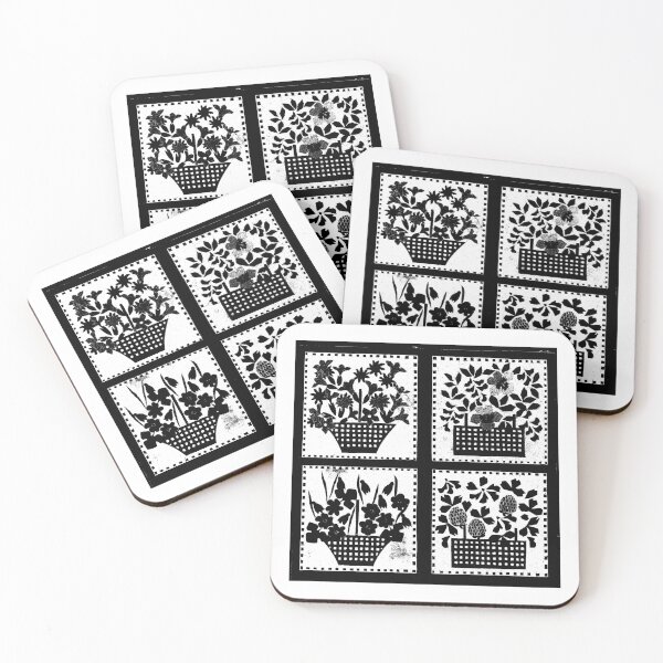 Item preview, Flower Baskets Print designed and sold by verycoolandnice.