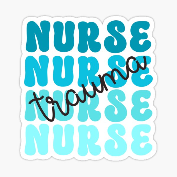 Item preview, Trauma Nurse (Aqua) designed and sold by Whackadoodletee.