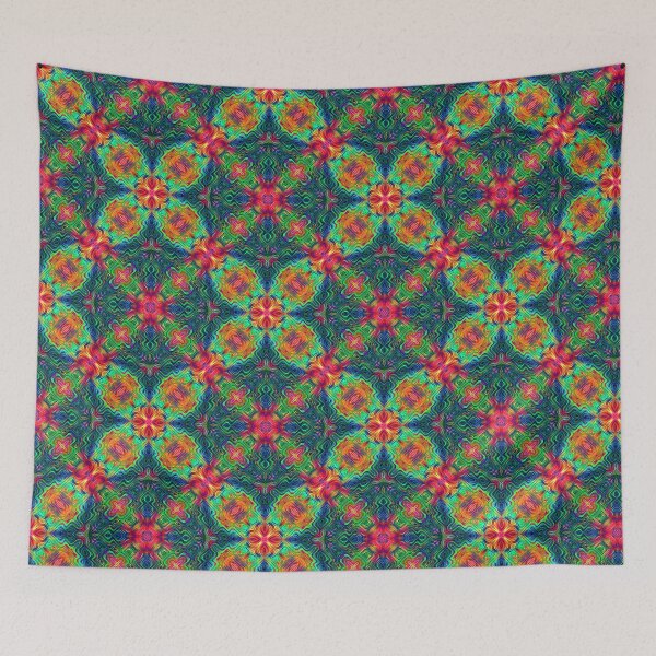 Item preview, symmetrical waves of color designed and sold by chambergambit.
