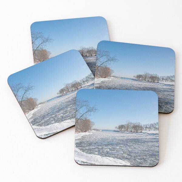 Item preview, Frozen River Leading to Lake Ontario in the Sun designed and sold by jrtwynam.