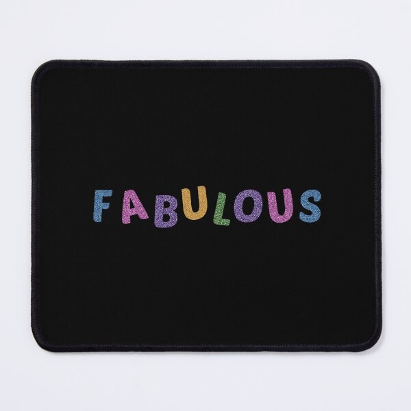 Item preview, Fabulous | Quote | Glitter text | designed and sold by GeorgetaHere.
