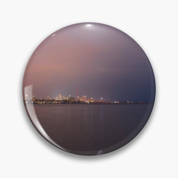 Item preview, Toronto Skyline from Humber Bay at Night designed and sold by jrtwynam.