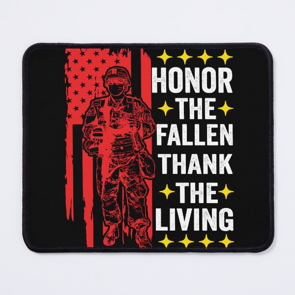 Item preview, Honor The Fallen Thank The Living Memorial Day Patriotic designed and sold by BOUCHERIT amine.