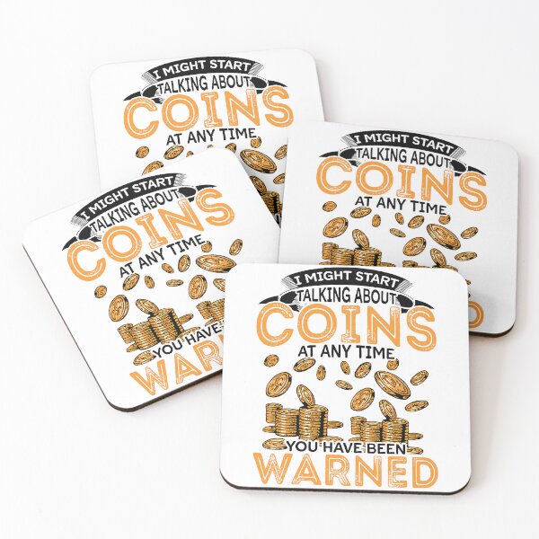 Item preview, Might Start Talking About Coins Collecting Coin Collector designed and sold by NovaGenArt.