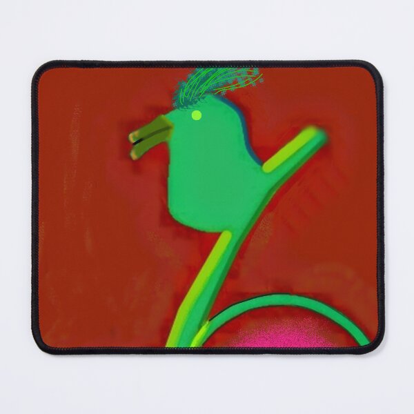Item preview, Green Bird, a minimalist digital painting. designed and sold by thalasson.