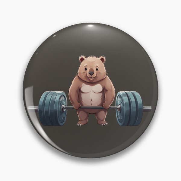 Item preview, Wombat Bodybuilder designed and sold by PierreAlbijanic.