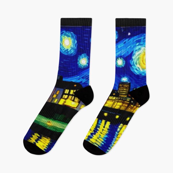 Item preview, Starry Night over the City: A Vivid Dreamscape designed and sold by Highlandkings.