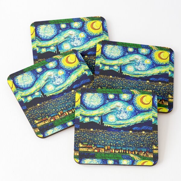 Item preview, "Luminous Whirl: The City Under Celestial Swirls designed and sold by Highlandkings.