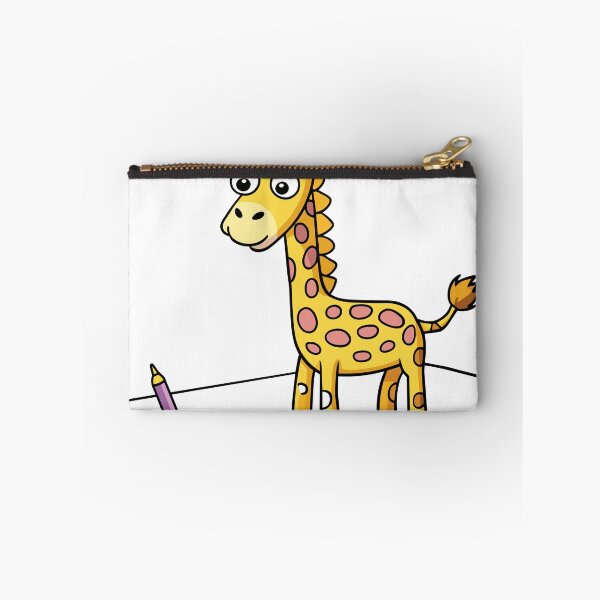 Item preview, Fluffy Little Giraffe Drawing with Chalk designed and sold by omerfdln34.