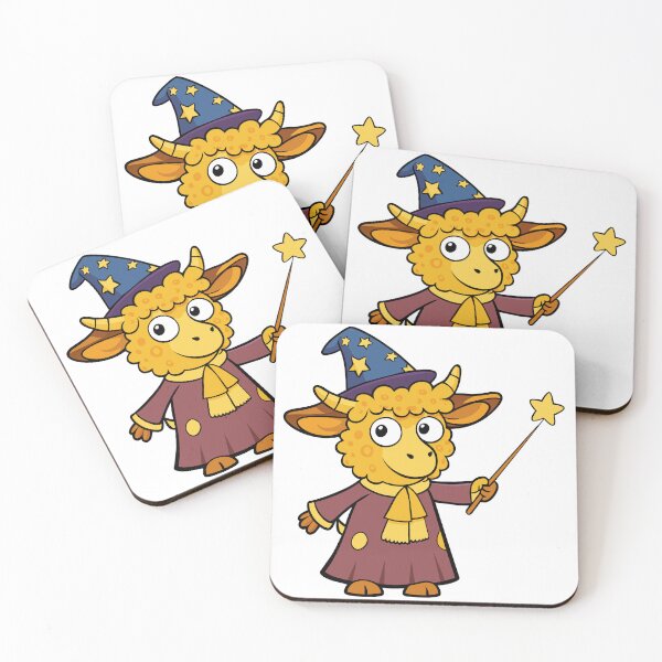 Item preview, Fluffy Little Giraffe Dressed as a Wizard designed and sold by omerfdln34.