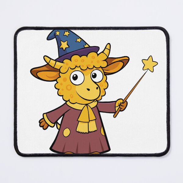 Item preview, Fluffy Little Giraffe Dressed as a Wizard designed and sold by omerfdln34.