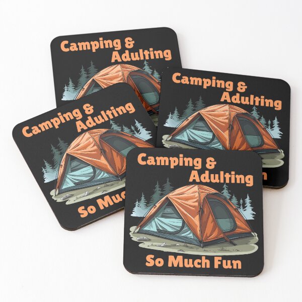 Item preview, Camping & Adulting designed and sold by RiadMannan.