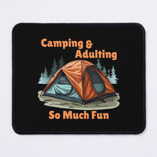 Item preview, Camping & Adulting designed and sold by RiadMannan.