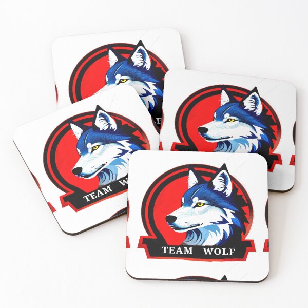 Item preview, Crimson Halo: The Vigilant Wolf Icon designed and sold by Highlandkings.