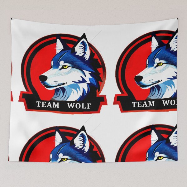 Item preview, Crimson Halo: The Vigilant Wolf Icon designed and sold by Highlandkings.