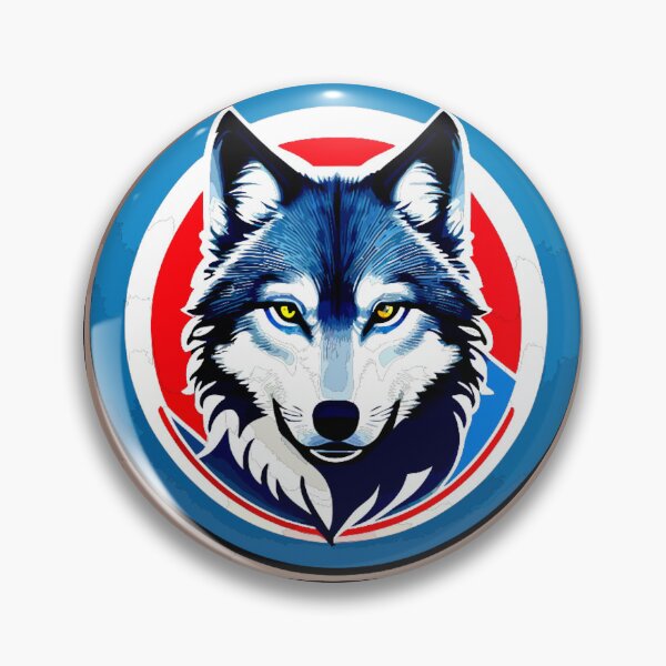 Item preview, Sentinel of the Wilds: The Wolf Target Emblem designed and sold by Highlandkings.