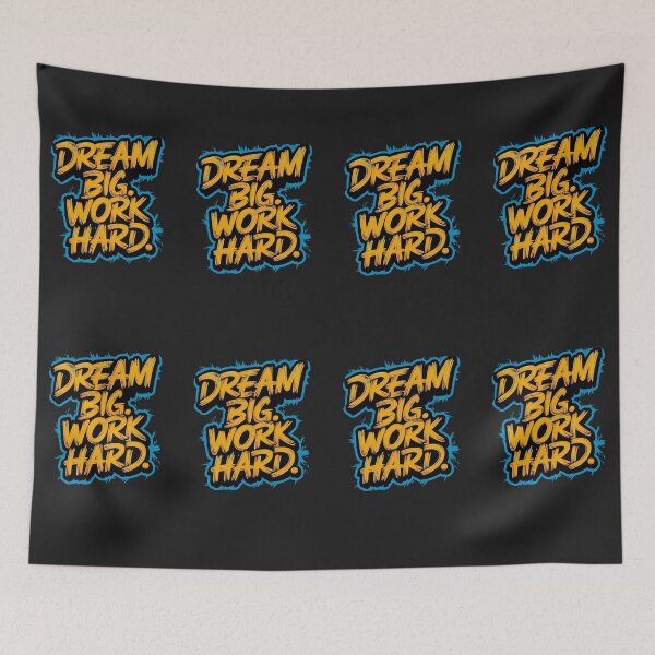 Item preview, dream big work hard  designed and sold by metebf.