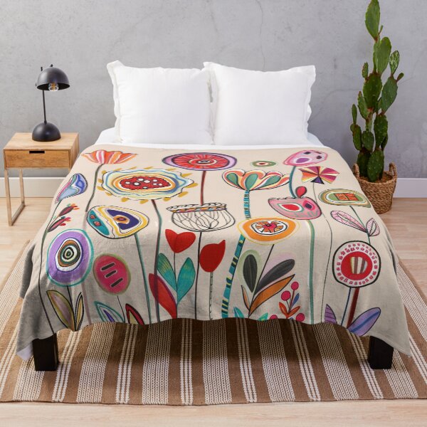 Item preview, Retro Floral, Abstract Flowers designed and sold by oddfolio.