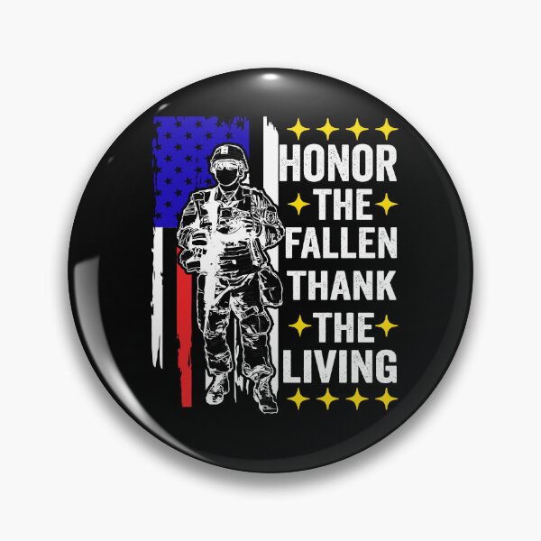 Item preview, Honor The Fallen Thank The Living Memorial Day Patriotic designed and sold by BOUCHERIT amine.