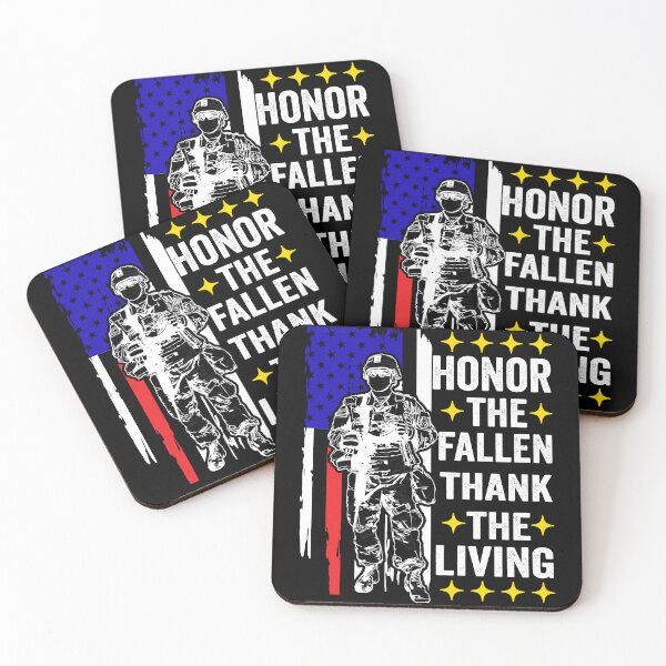 Item preview, Honor The Fallen Thank The Living Memorial Day Patriotic designed and sold by BOUCHERIT amine.
