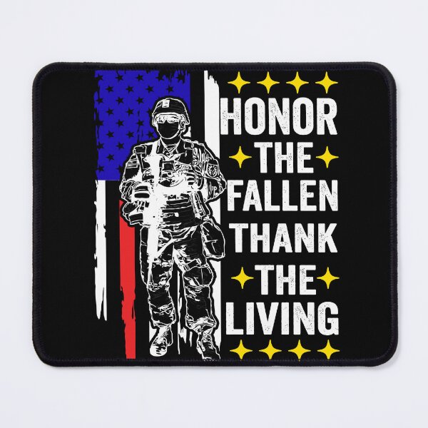 Item preview, Honor The Fallen Thank The Living Memorial Day Patriotic designed and sold by BOUCHERIT amine.