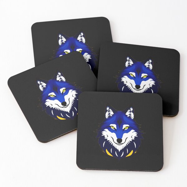 Item preview, Mystic Flame: The Blue Wolf Totem designed and sold by Highlandkings.