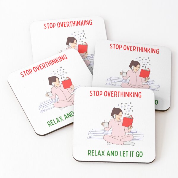Item preview, Stop overthinking, relax and let it go! designed and sold by Aysa Galaxy.